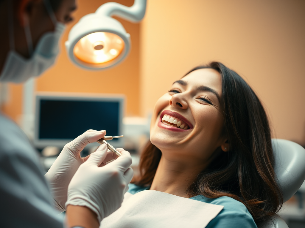 Avaliação dentista prótese